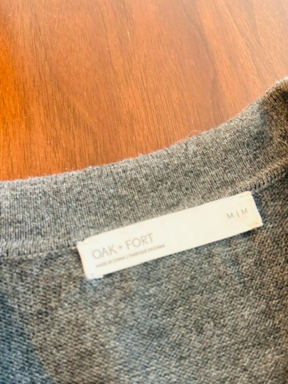 OAK + FORT: Argyle Short Sleeve Polo Sweater, Ladies Size M - Picture 6 of 10